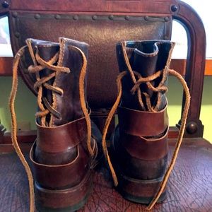 Dark 🤎brown genuine leather 🥾 boots 
LIKE NEW🆕 worn twice🥾